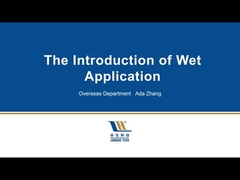 Мокрое применение (самоклеящаяся мембрана, используемая вместе с мокрым цементом)